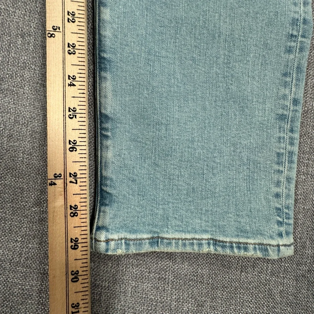 American Eagle AE Slim Straight Jeans Mens 36x30 Light Blue Airflex Stretch NEW